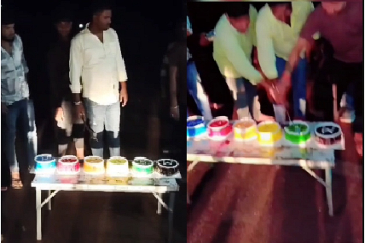 बीच सड़क पर तलवार से काटे 6 केक, जमकर फोड़े फटाके… वायरल VIDEO पर पुलिस ने लिया
एक्शन