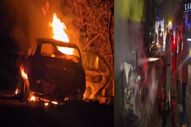 CG Accident: नेशनल हाइवे 30 में दर्दनाक हादसा, पुल से टकराने के बाद कार में लगी आग, 4 लोग जिंदा जले