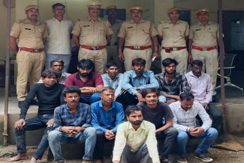 chittorgarh police action