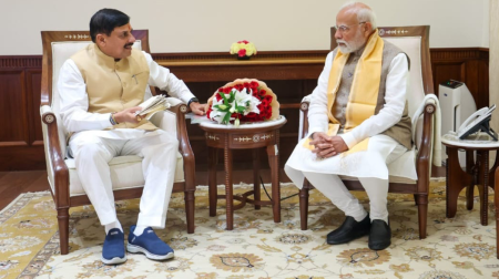 CM Mohan Yadav met PM Narendra Modi