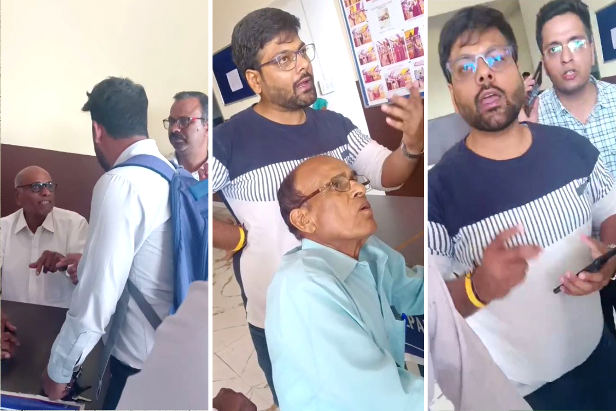 एग्जाम के बीच खुलेआम चीटिंग! RRM कॉलेज पर नकल कराने और परीक्षार्थियों से मारपीट
का आरोप