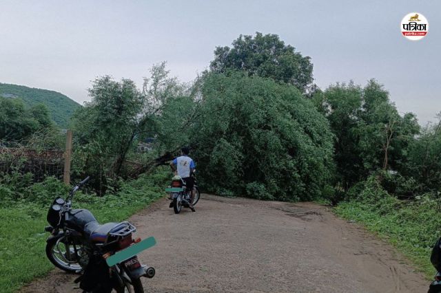 Heavy rain in Dausa