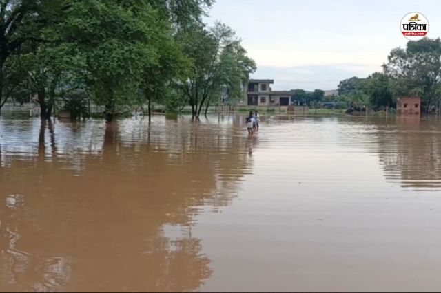 Heavy rain in Dausa