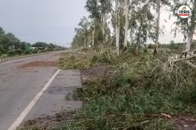 Heavy rain in Dausa