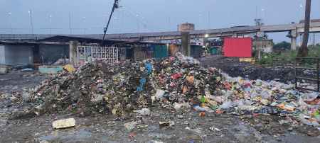 When the villagers protested, garbage started being dumped near the vegetable market