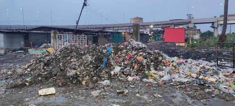 When the villagers protested, garbage started being dumped near the vegetable market