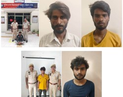 5 बदमाशों को दबोचा, चोरी की गई 8 बाइक बरामद - image