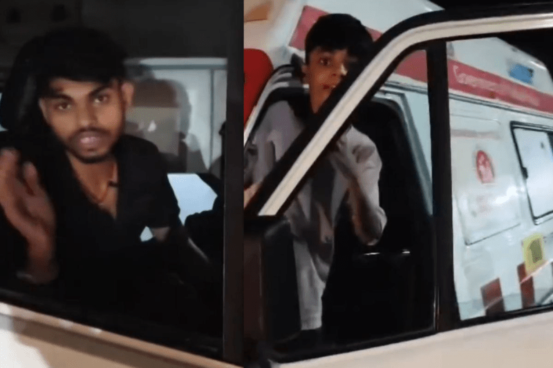 doctor family ambulance viral video controversy mp news