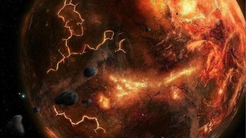 Earth remained hot for 5 million years even after great destruction