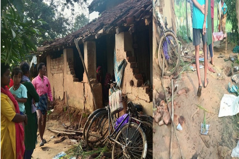 elephant attack in raigarh