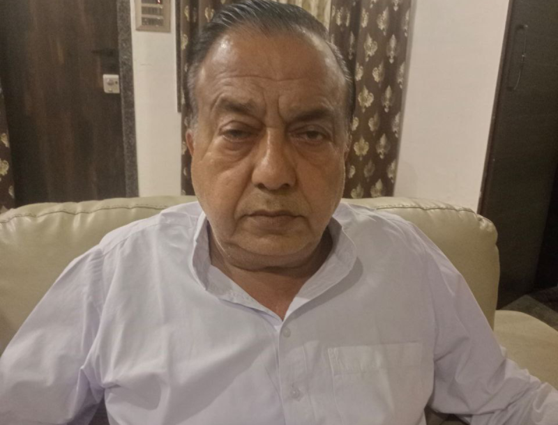 Former Chanderi MLA Gopal Singh Chauhan got angry at the Congress's Nyay Satyagraha in Ashoknagar