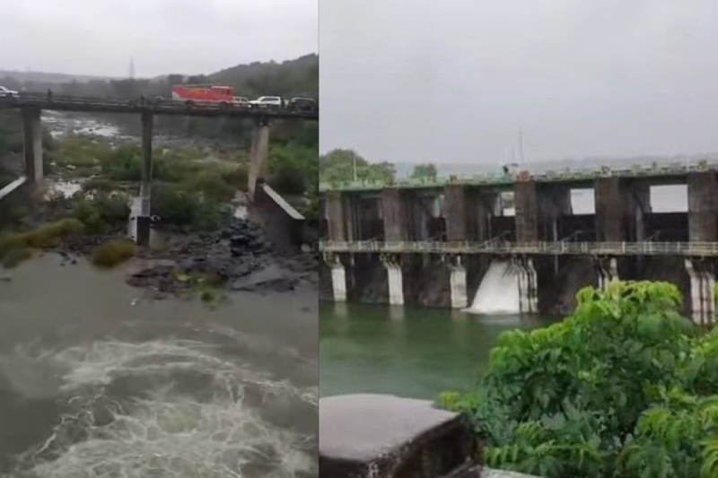 kaliyasot dam gates opened to protect catchment illegal encroachments (