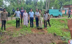 पत्रिका हरित प्रदेश: सिंघाड़ी नदी के किनारे चलाया वृहद पौधारोपण अभियान, हरियाली
के साथ दिया पर्यावरण संरक्षण का संदेश - image