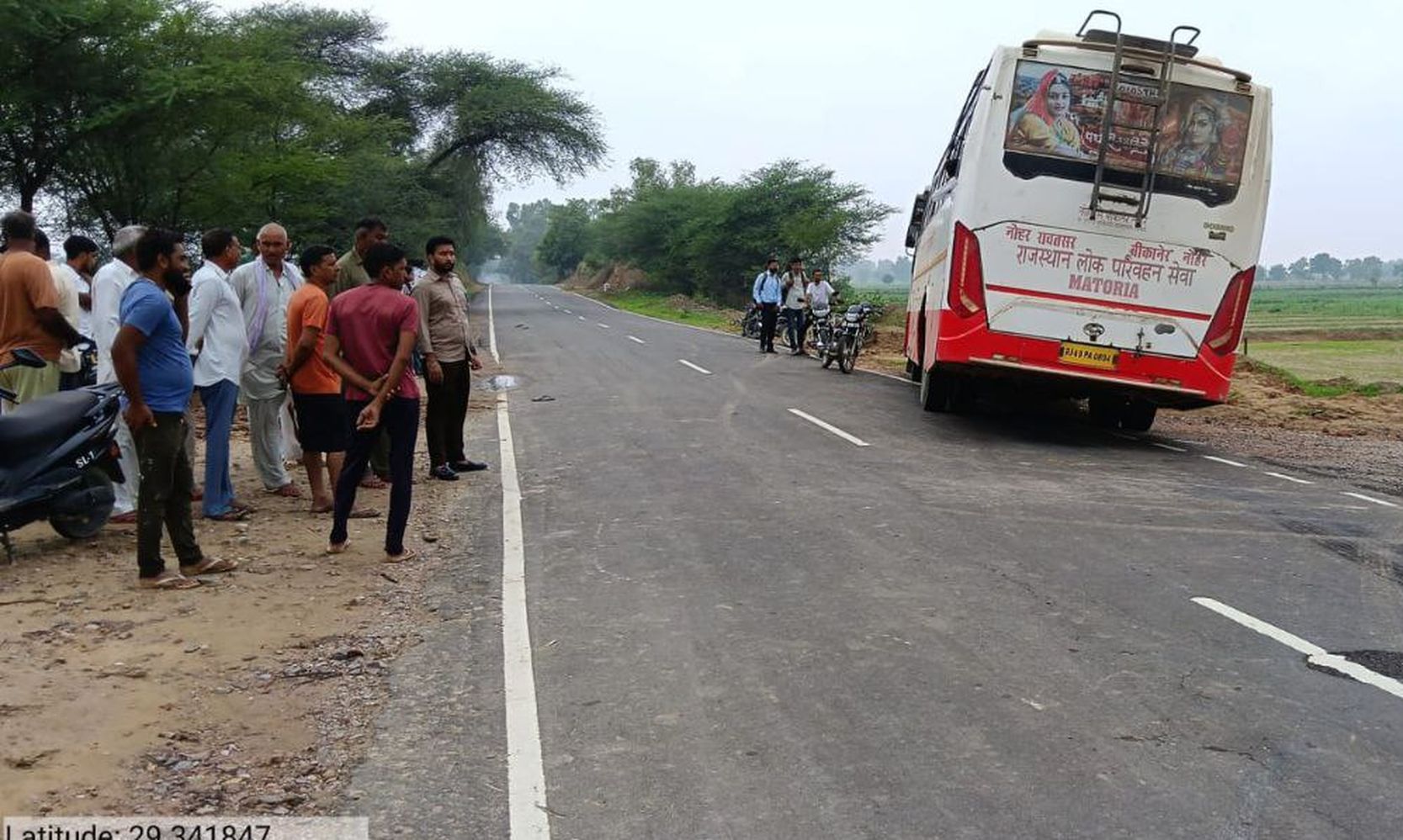 लोक परिवहन बस फिर बनी काल, मनरेगा श्रमिक की टक्कर लगने से मौत