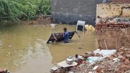 हनुमानगढ़ में तेज बरसात के बाद गिरी छत, महिला की मौत, बरसाती पानी में तैरने लगा लोगों के घरों का सामान