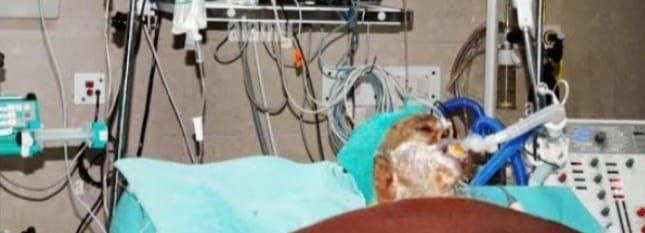 अस्पताल में गंभीर हालत में भर्ती शीतल, पत्रिका फोटो