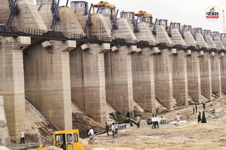 1256 गांवों की प्यास बुझाएगा ईसरदा डेम, पत्रिका फोटो