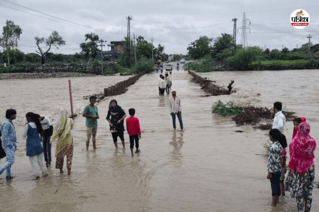 राजस्थान में मूसलाधार बारिश का दौर, पत्रिका फोटो