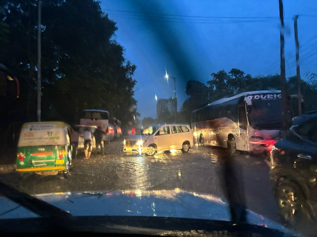 Heavy Rain in jaipur