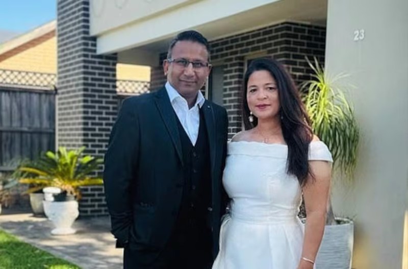 Indian couple in Australia