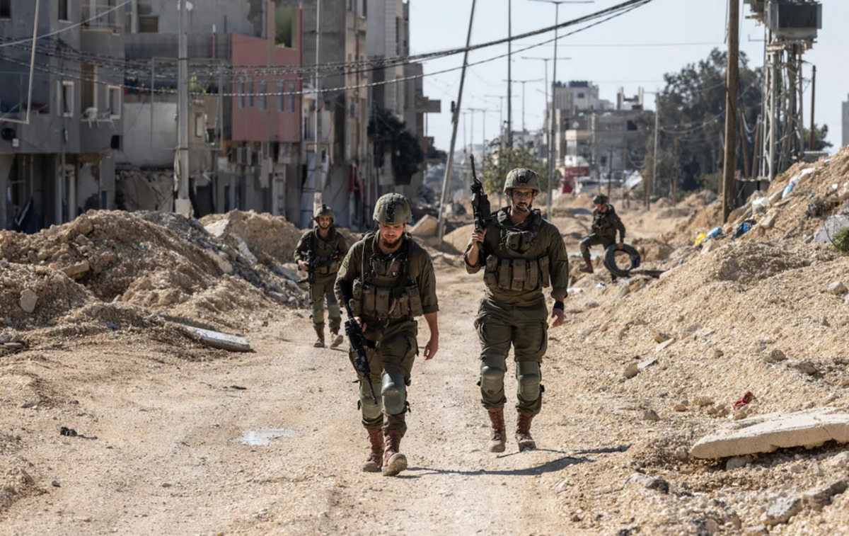 Israeli soldiers in Gaza