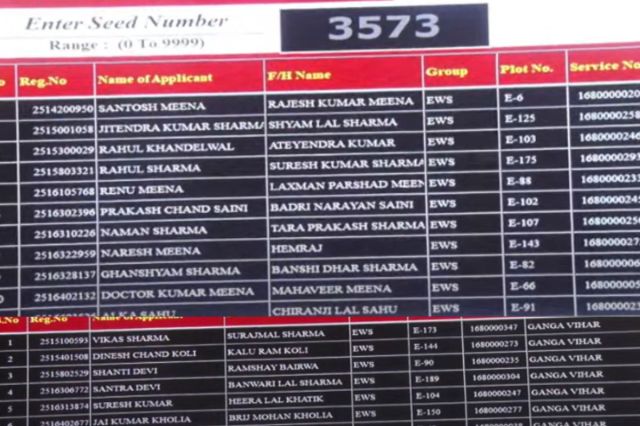 JDA Lottery Result 