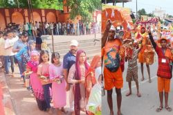 सावन के पहले सोमवार को शिवमय हुआ बरेली: मंदिरों में उमड़ा भोले के भक्तों का
सैलाब, कांवड़ियों ने किया जलाभिषेक - image