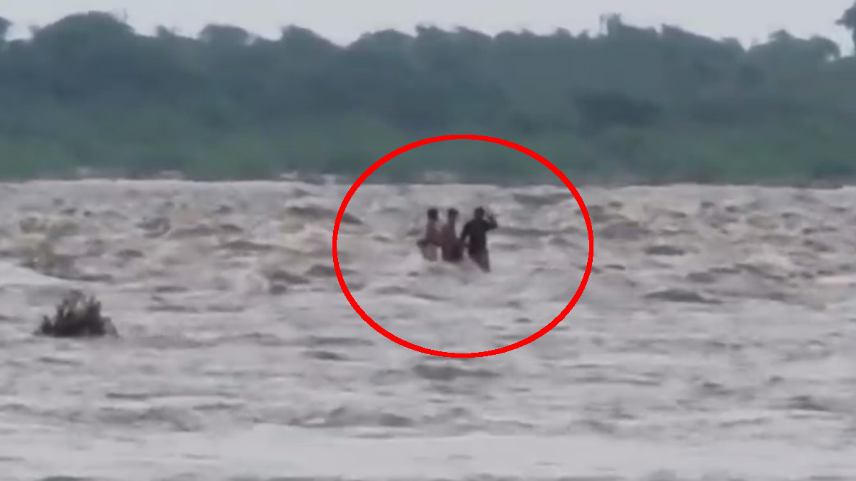 कोटा में भारी बारिश से बिगड़े हालात; चंबल नदी में उफान, बह गए 6 लोग, एक टापू पर
फंसा, युवती स्कूटी सहित बही, मौत