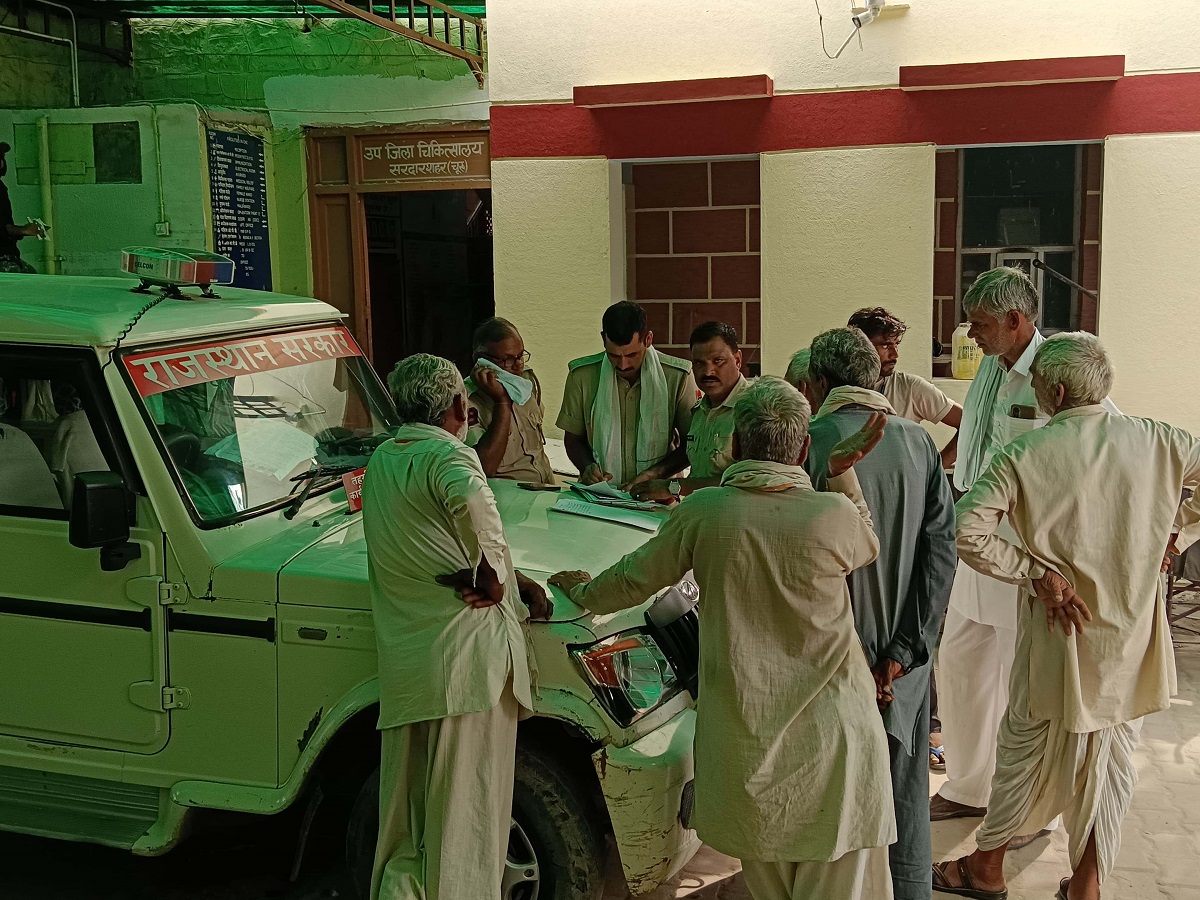 दुर्घटना : चूरू के मेहरी गांव में 18 माह के बेटे के साथ कुंड में गिरी मां, दोनों
की मौत