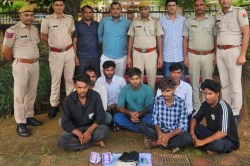 राजस्थान पुलिस का बड़ा एक्शन, ‘पैसा डबल’ गैंग के 7 सदस्य गिरफ्तार; सोशल मीडिया
पर बनाए लाखों ग्राहक - image