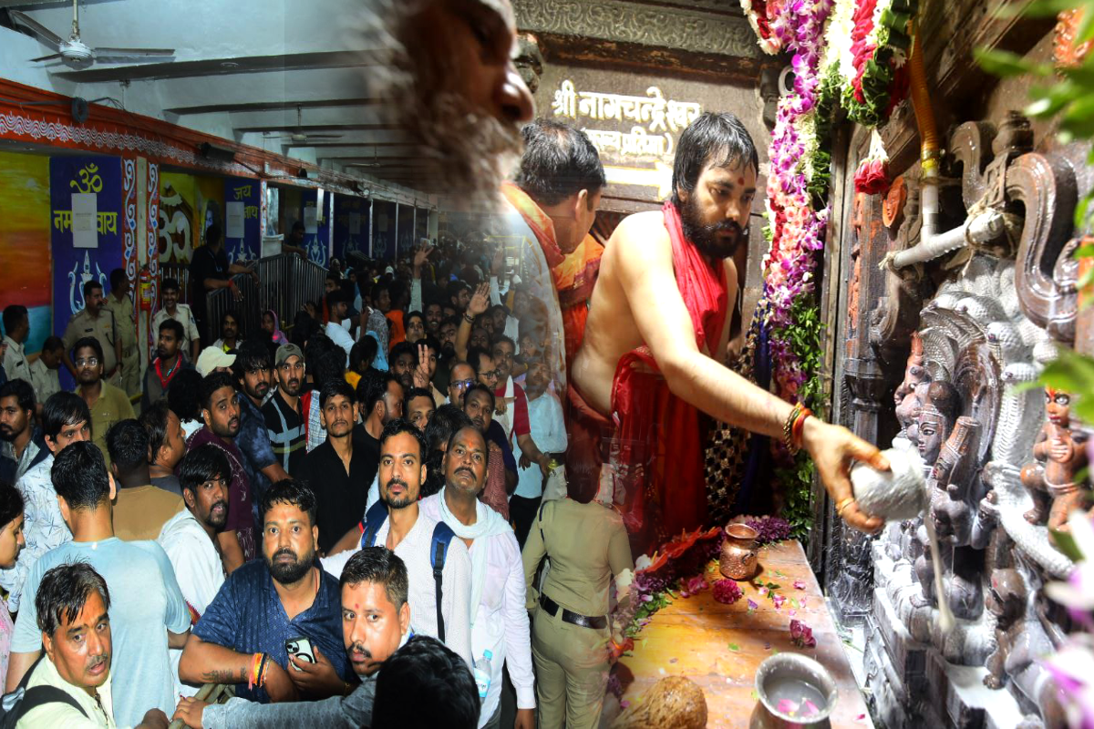 Nag Panchami 2025 : नागचंद्रेश्वर मंदिर के पट खुले, त्रिकाल पूजा के बाद दर्शन
शुरु, उमड़ा श्रद्धालुओं का सैलाब