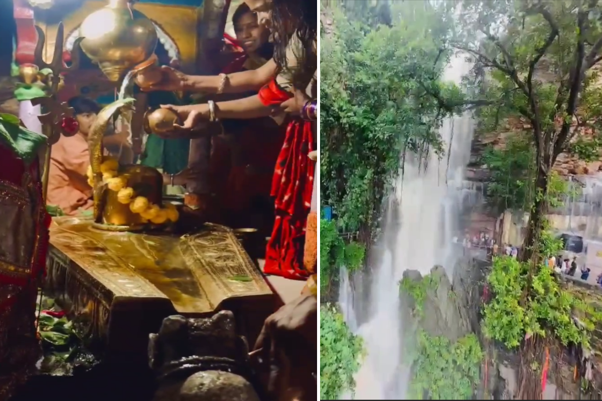 मानसून में नीमच का सुखानंद धाम हुआ और भी ज्यादा खूबसूरत, देखें वीडियो