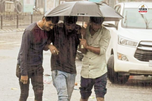 Heavy rain in Pali
