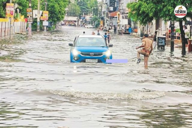 Heavy rain in Pali