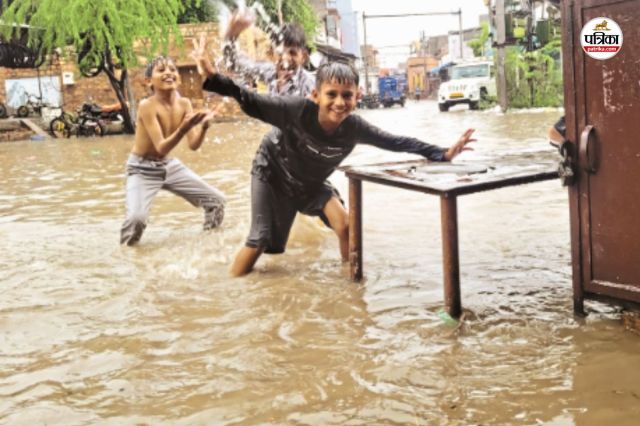 Heavy rain in Pali