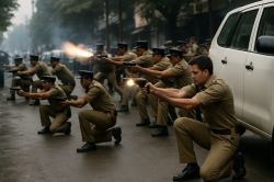 UP News: नोएडा में ताबड़तोड़ एनकाउंटर 12 बदमाशों को पुलिस ने किया गिरफ्तार, 6 के
पैर में लगी गोली - image