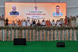 CM भजनलाल शर्मा खैरथल-तिजारा के असलीमपुर में आए, कही ये बड़ी बातें  - image