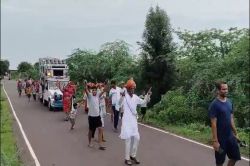 VIDEO: ध्वजा पूजन व माता के जयकारों के साथ रवाना हुई बांकी माता की पदयात्रा - image