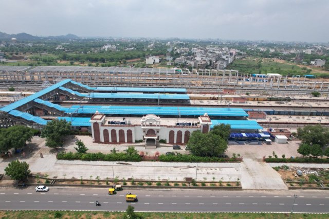 खातीपुरा रेलवे स्टेशन का ऐसा होगा नजारा, फोटो एनडब्ल्यूआर