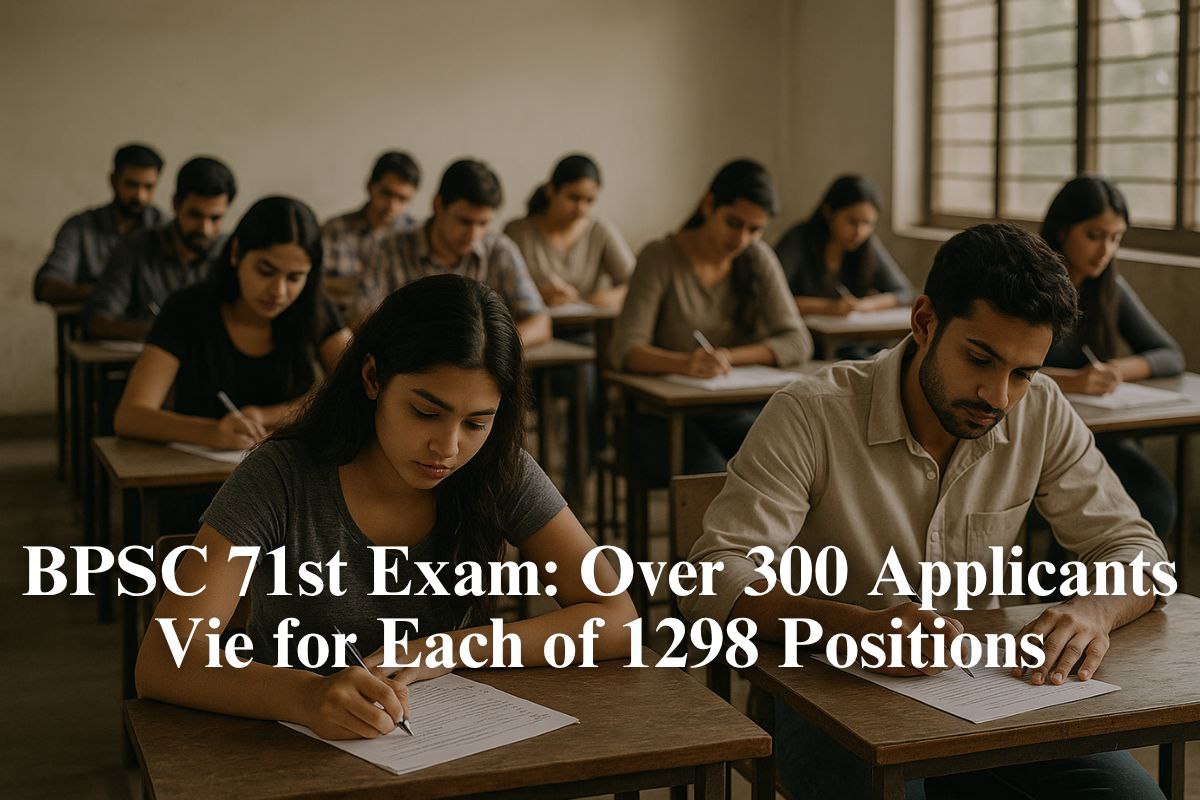 BPSC 71st Exam: Over 300 Applicants Vie for Each of 1298 Positions