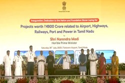 PM मोदी ने तमिलनाडु को 4900 करोड़ की दी सौगात, कई परियोजनाओं का किया शिलान्यास
और उद्घाटन - image