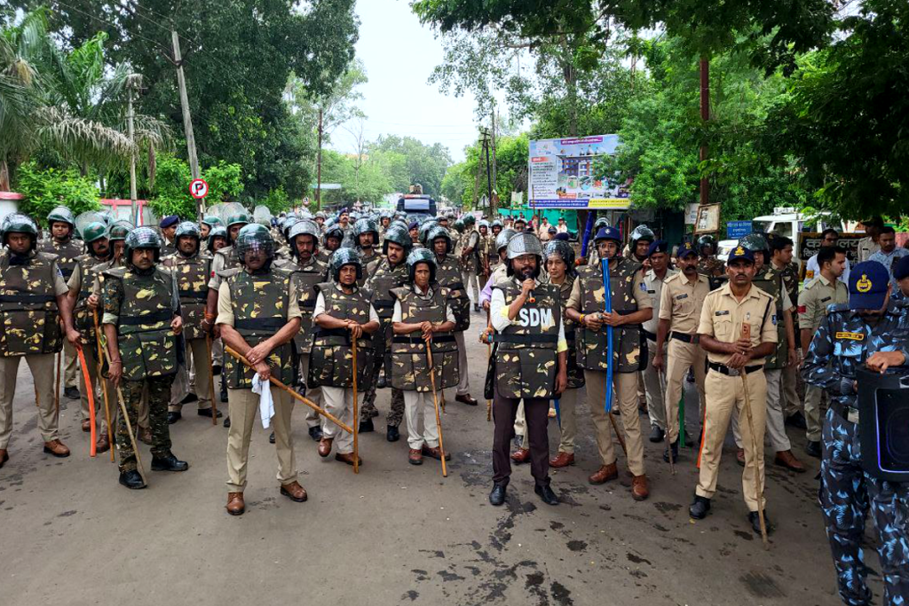 Karni Sena Violent protest