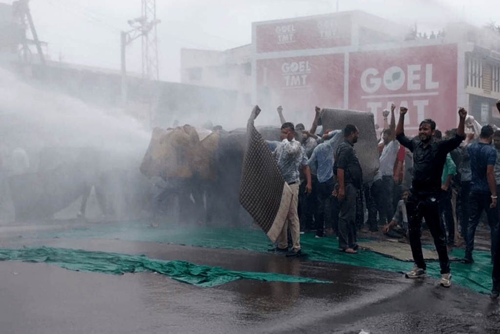 Karni Sena Violent protest