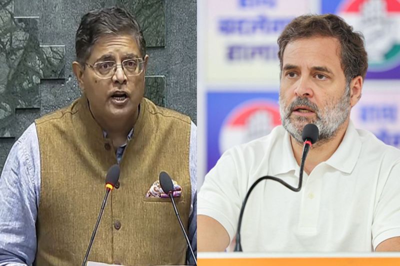 बैजयंत जय पांडा और राहुल गांधी