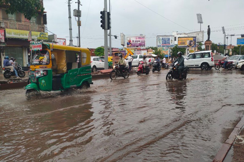 rain in jodhpur