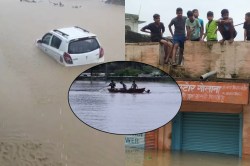 Rajasthan Rain: राजस्थान में यहां बाढ़ जैसे हालात, स्कूल में करनी पड़ी छुट्टी;
नाव चलाकर पहुंचे लोग - image