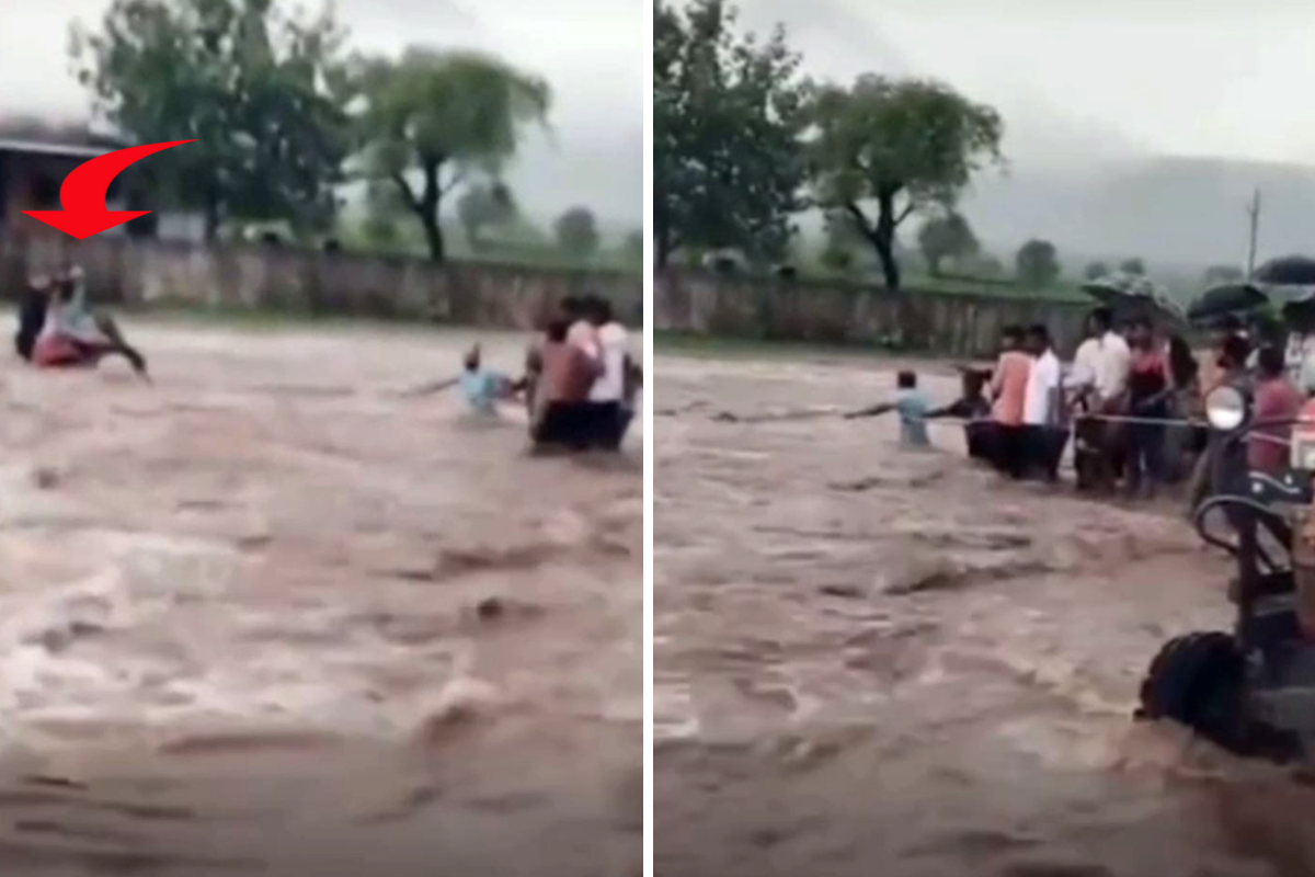 9 लोगों समेत नाले में बही ट्रैक्टर ट्रॉली, महिला की मौत, देखें हादसे का Live
Video