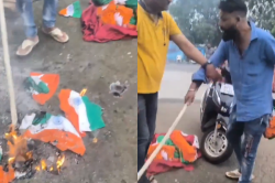 Tiranga Insult: दिन दहाड़े जला रहा था ‘तिरंगा’, लोगों ने पुछा तो बोला- ‘निगम
कर्मचारी हूं’, वीडियो वायरल - image