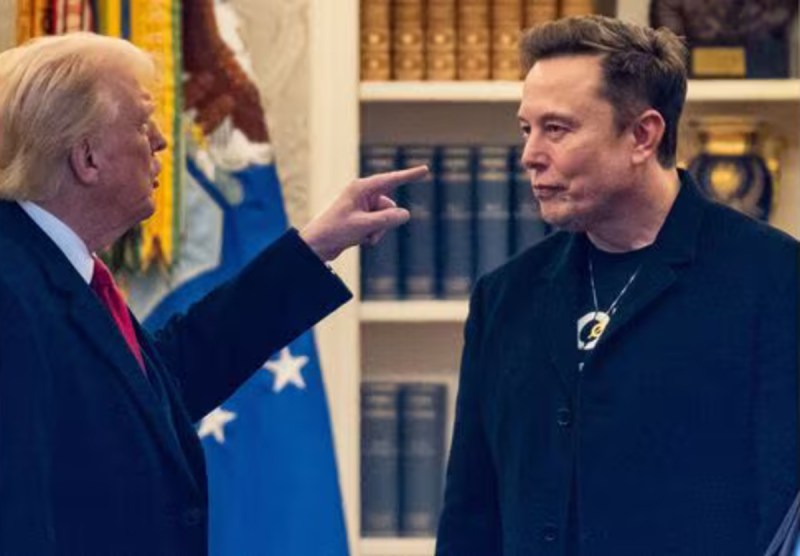 Donald Trump and Elon Musk