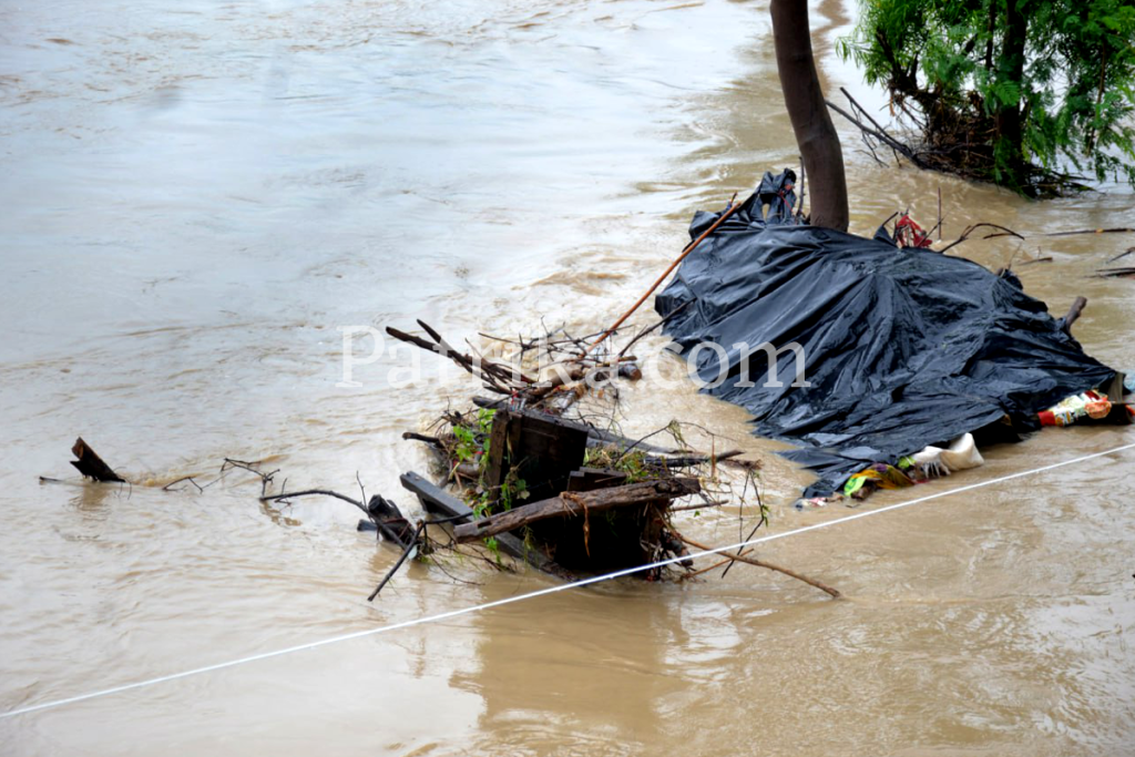 Devastation Scene After Flood